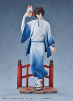 A 1/7 scale figure of Osamu Dazai from Bungo Stray Dogs in a kimono, capturing his elegant and mysterious presence with detailed sculpting and traditional Japanese motifs.