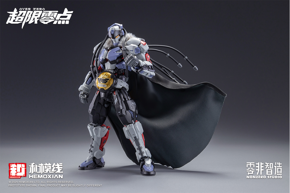 Image of assembled 1/10 Scale Model Kit of Zero Series Boxer Baki from Nonzoro Studio