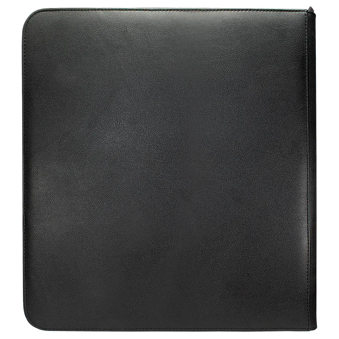 Ultra Pro [Vivid Black] 12-Pocket Zippered PRO-BINDER Album