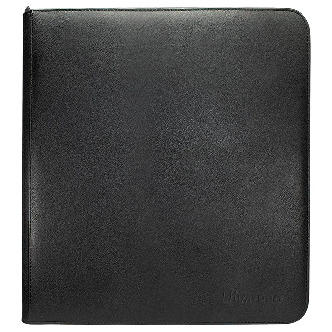 Ultra Pro [Vivid Black] 12-Pocket Zippered PRO-BINDER Album