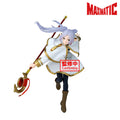 Animated character with a staff on a white background with 'MAXIMATIC' branding.