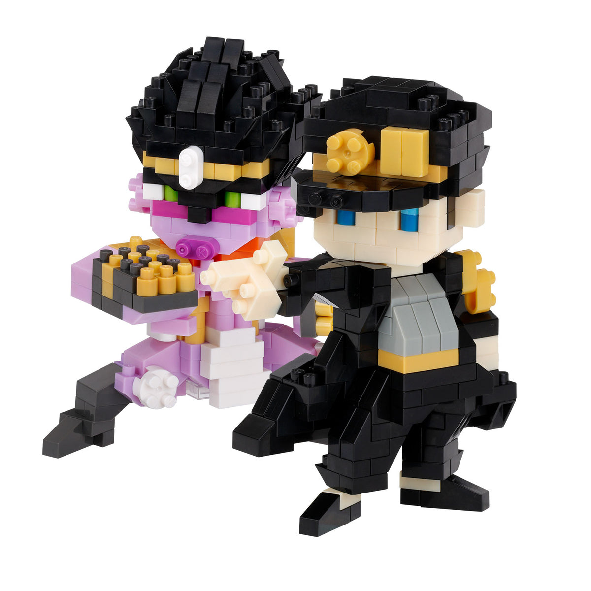 Jojo's Bizarre Adventure Jotaro Kujo & Star Platinum Nanoblock Model Kit