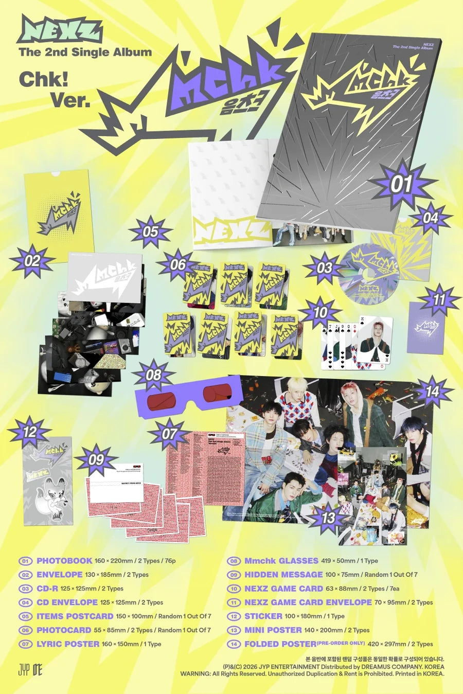 NEXZ [MMCHK] 2nd Single Album