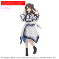 Figure of a character from 'The Idolm@ster' in a white and blue outfit on a white background.