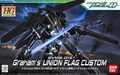 Model kit box for HG Gundam 00 with robot design and Bandai branding.