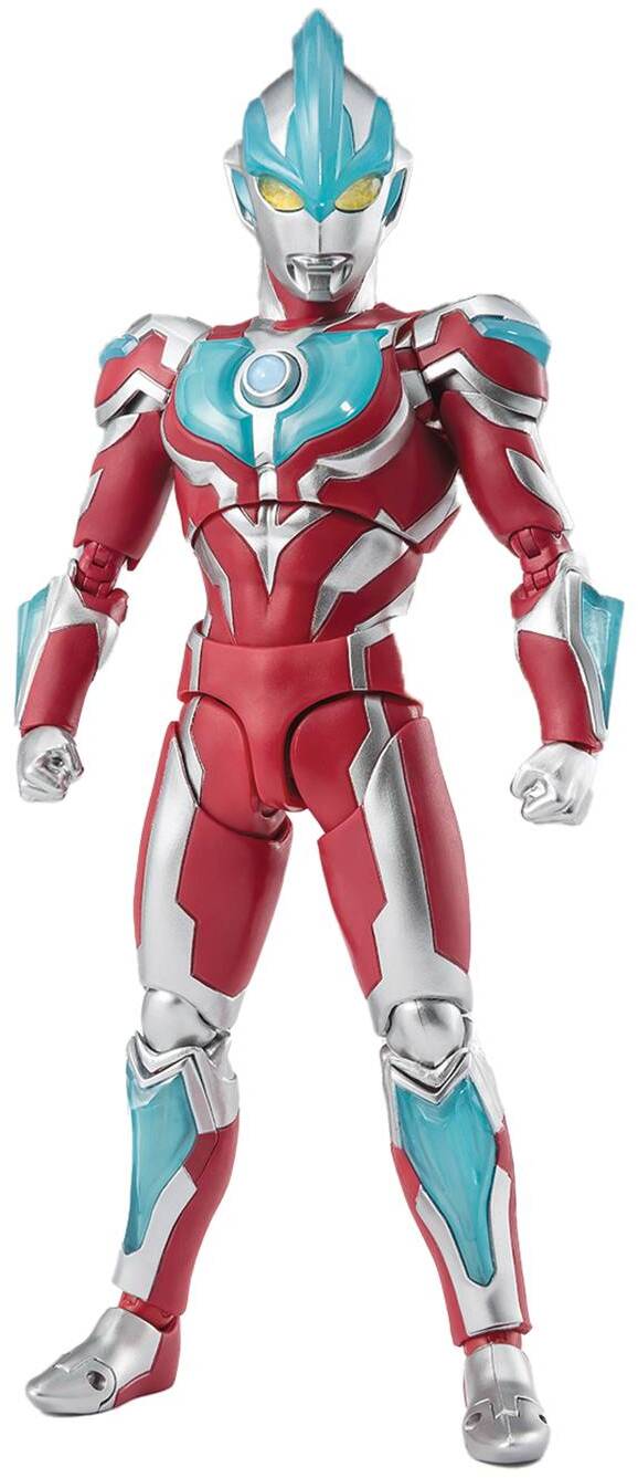 This is an image of Ginga from Ultraman from the S.H. Figuarts line.
