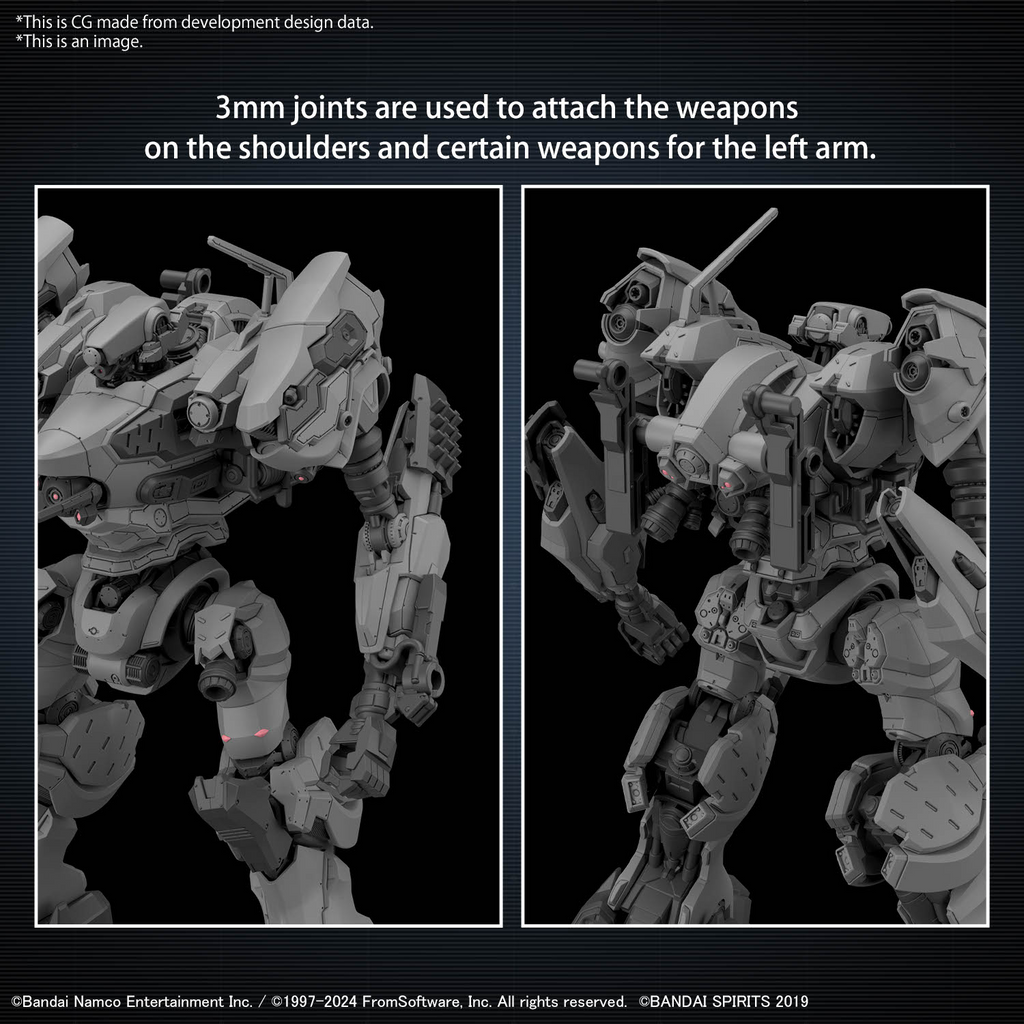 This image illusatrates points in which the weapons can be attached om the front and back. 