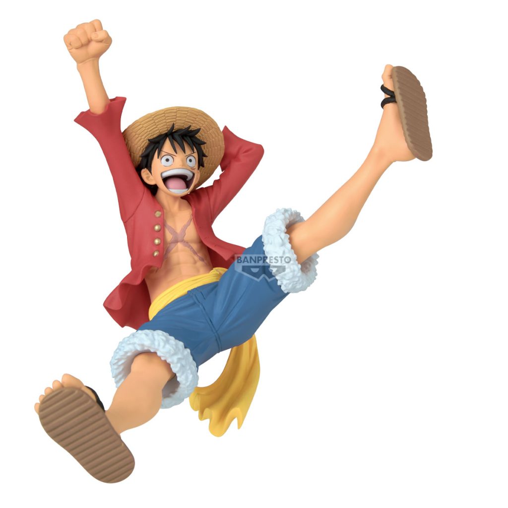 One Piece Monkey D. Luffy on a white background