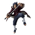 Action figure of a character from an anime series, holding a sword, on a white background.