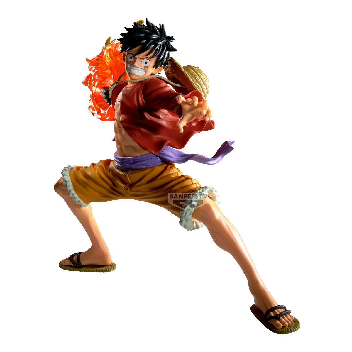 Action figure of a character from an anime on a white background