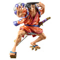 Action figure of a character from a popular anime series on a white background