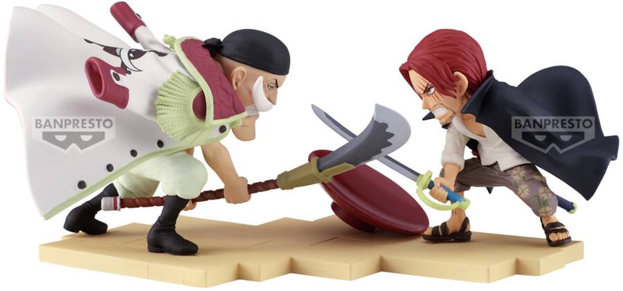 Image of Shanks and Edward Newgate clashing from One Piece.