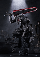 From the popular manga "Berserk" comes a POP UP PARADE L Size figure of Guts wearing the Berserker Armor. The figure stands at approximately 380mm in height (including the vignette base) in this new upsized version. In addition to the standard head part, a head part that can be used with a Milight 316R (released by: Hiromi Sangyo) LED to create a glowing eye effect is included as well.