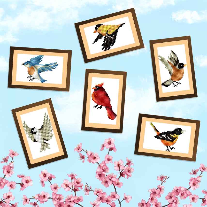 Mini Dazzles Birds Diamond Painting Kit