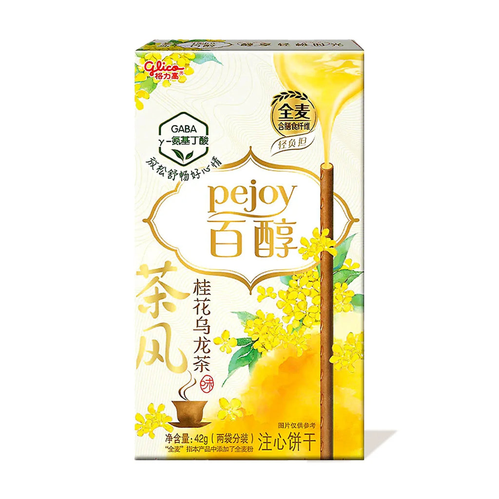 Glico Pejoy [Osmanthus Oolong Tea] Biscuit Box 42g