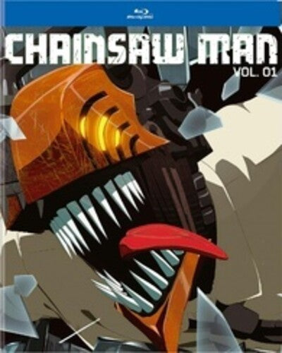Chainsaw man with tongue out.