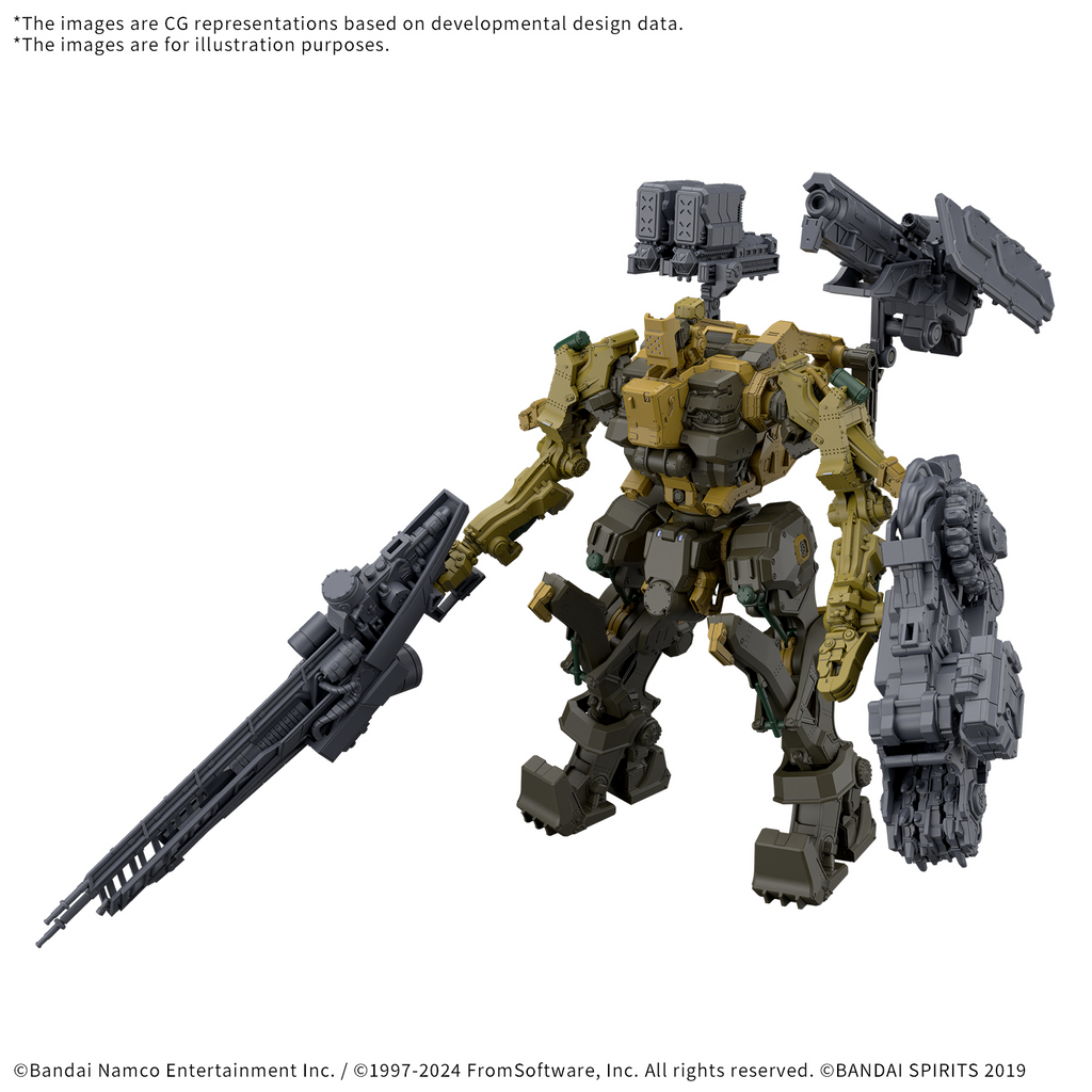 Armored Core VI Fires of Rubicon RaD CC-3000 Wrecker Milk Tooth 30MM Model Kit