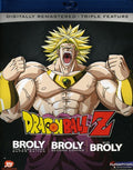 Dragon Ball Z Blu-ray cover featuring Broly with a dark background