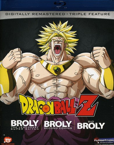 Dragon Ball Z Blu-ray cover featuring Broly with a dark background