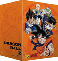 Dragon Ball Z collectible box set featuring illustrated anime characters Goku, Vegeta, Barda, and Krillin on an orange background, with the title 'DRAGON BALL Z' printed on the front.