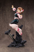 Action figure of a character in a dynamic pose on a dark background