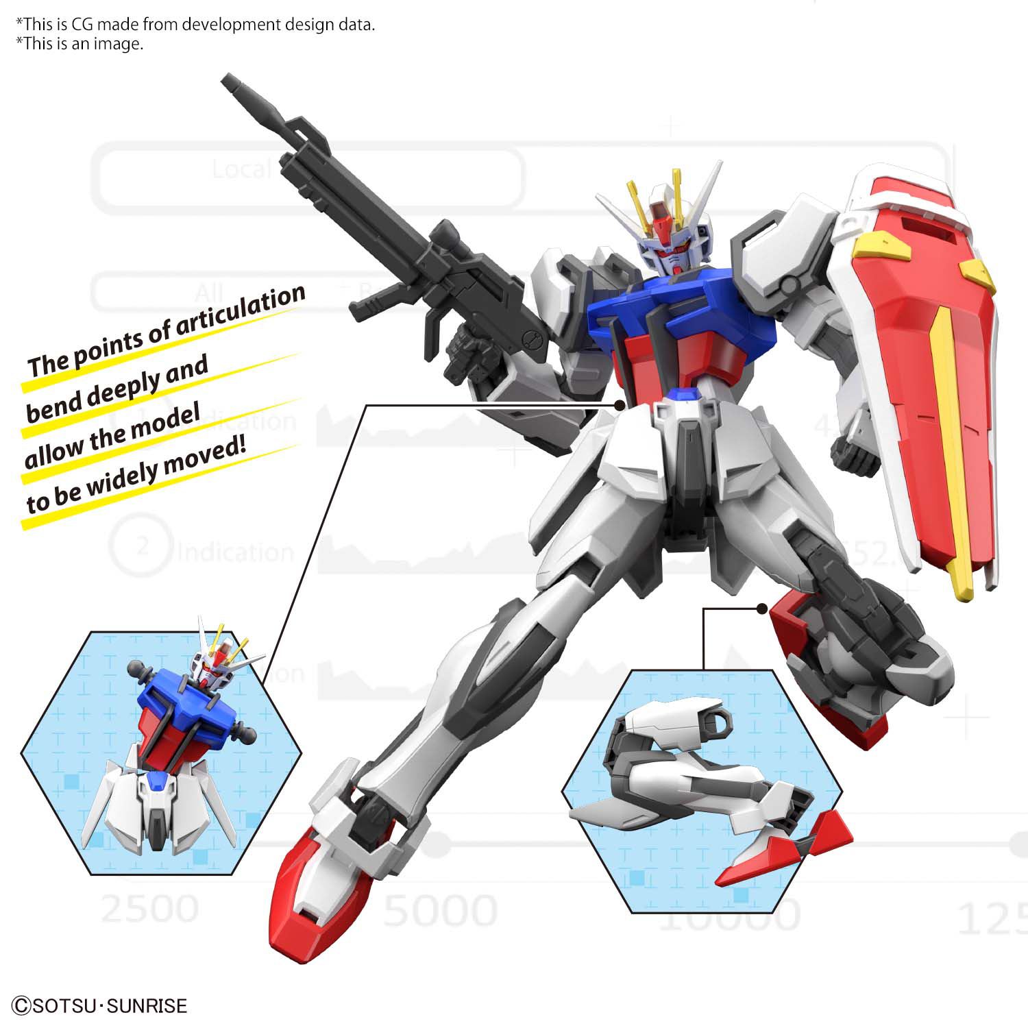 Gundam EG Strike Gundam 1/144 Scale Gundam