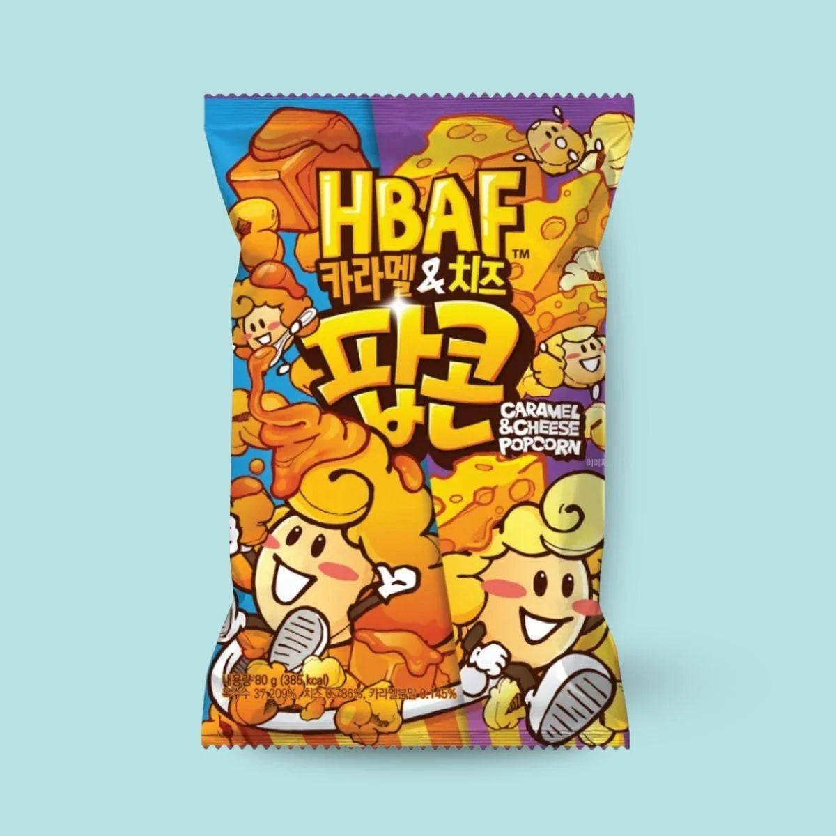 HBAF [Caramel & Cheese] Popcorn Bag 80g