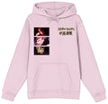 Jujutsu Kaisen Multi Screenshot Long Sleeve Cradle Pink Men's Small Hooded Sweatshirt