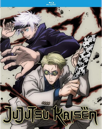 Blu-ray cover of 'Jujutsu Kaisen' with two characters in action poses.