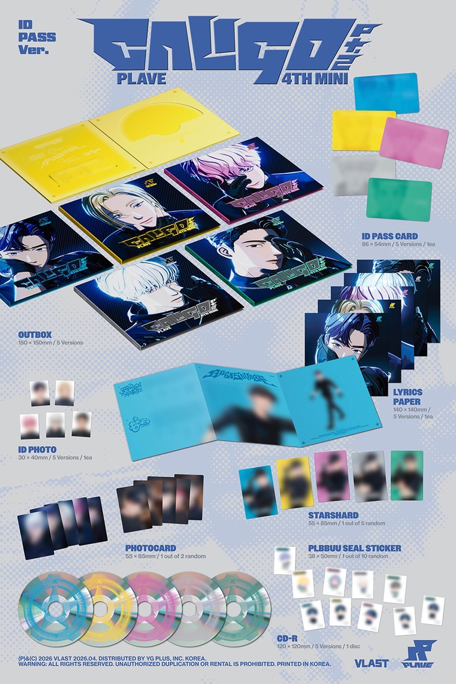 PLAVE [Caligo Pt. 2] 4th Mini Album ID Pass Version