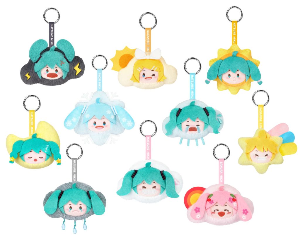 Miku Weather Blind box heads.