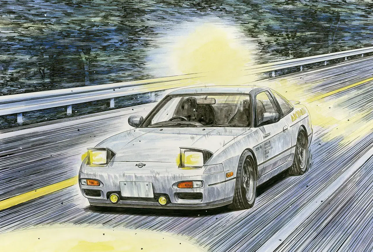 Initial D Fujimi No.007 180SX Kenji 1/24 Scale Kit