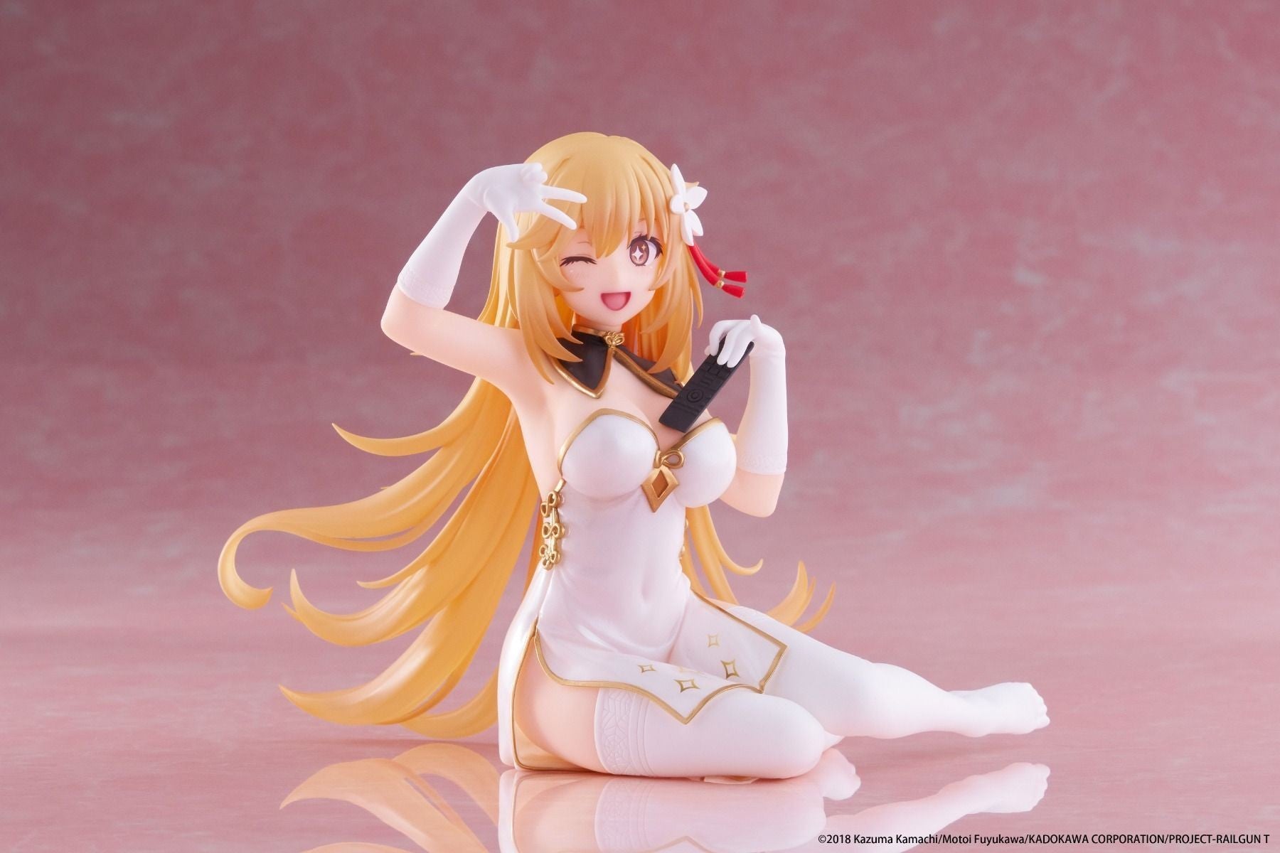 A Certain Scientific Railgun Misaki Shokuho Chinese Dress Version Desktop Cute Figure