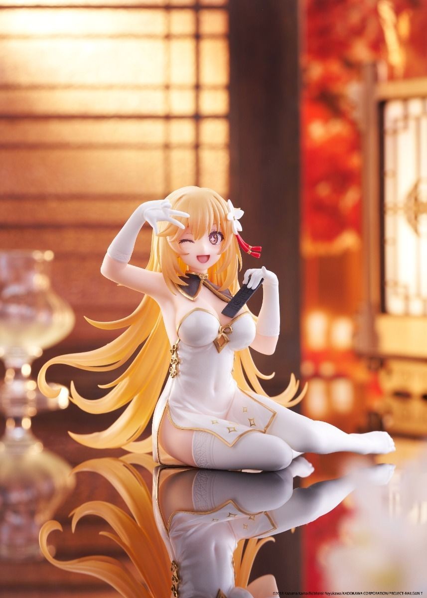 A Certain Scientific Railgun Misaki Shokuho Chinese Dress Version Desktop Cute Figure