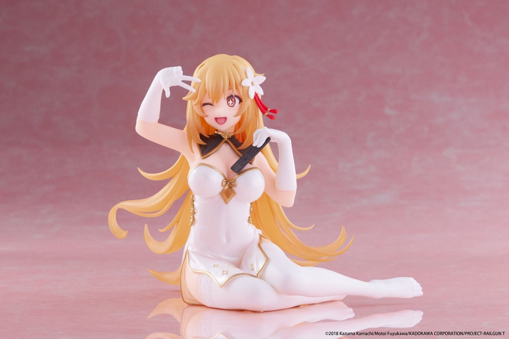 A Certain Scientific Railgun Misaki Shokuho Chinese Dress Version Desktop Cute Figure