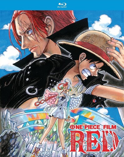 Movie poster for 'One Piece Film Red' featuring characters from the anime.