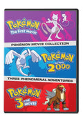 Pokémon movie collection DVD box set with characters on a white background