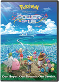 Pokémon The Movie: The Power of Us DVD cover with characters and cityscape.