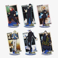 A set of 6 Jujutsu Kaisen Acrylic stands. Yuji, Megumi, Nobara, Kento, Gojo and Geto.