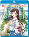 Blu-ray cover of 'Rent-a-Girlfriend' with an animated character on a blue background