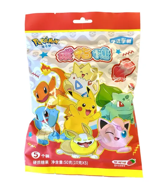 Leda [Strawberry] Pokemon Candy Rings 50g Bag
