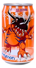 Ocean Bomb Digimon Greymon [Golden Pomelo] Sparkling Water Can 330ml
