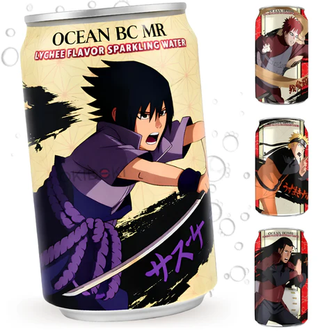 Ocean Bomb Naruto (Water Lychee) Sparkling Water Can 330ml