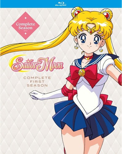 Sailor Moon Blu-ray cover with character in Sailor Venus outfit on a white background