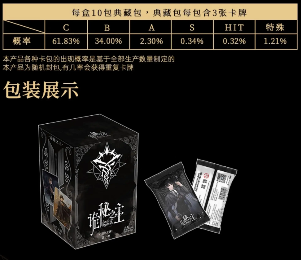 Lord of Mysteries Card Pack