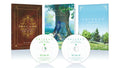 Frieren: Beyond Story Mode original game box set including a brown ornate book-style box, a blue illustrated cover, a light blue illustrated insert, and two white discs in front, all on a clean white background.