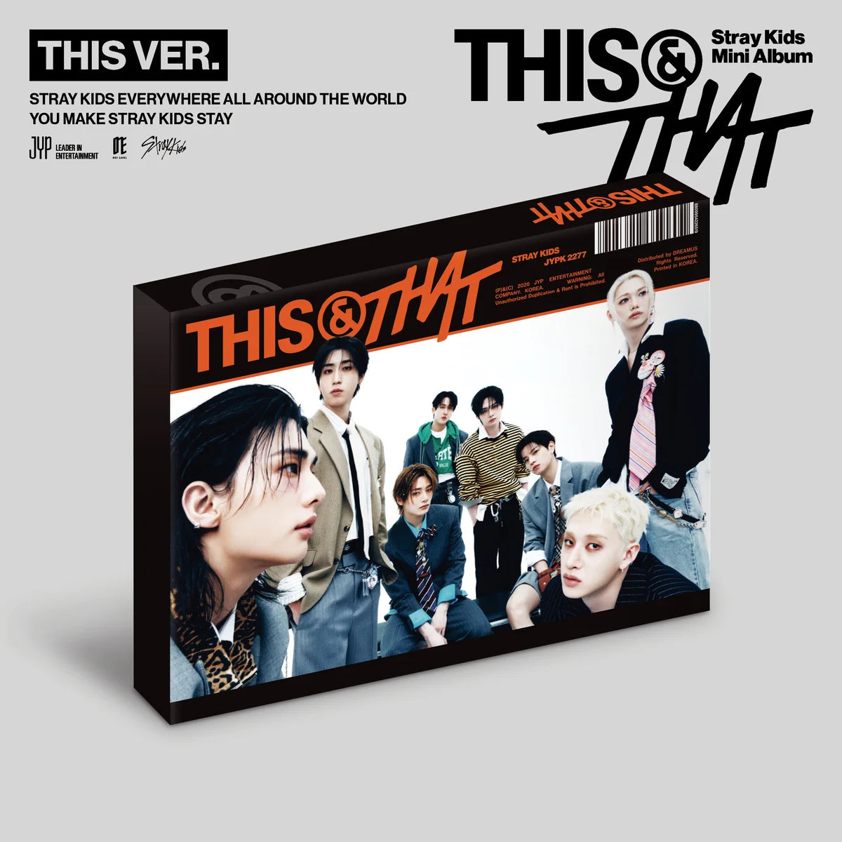 Stray Kids Mini Album [THIS & THAT] THIS Version/THAT Version