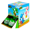 Super Mario toy set with character packaging on a white background