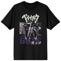Berserk Guts Slick Squad Kanji Men's Black Short Sleeve Tee