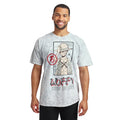 One Piece Anime Luffy Men's Gray Cloud Wash Short Sleeve Tee